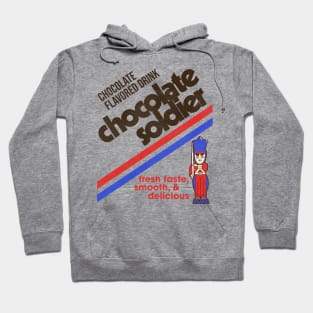 Chocolate Soldier 80s Can Label Hoodie